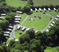 Aerial View of Award Winning Caravan Park